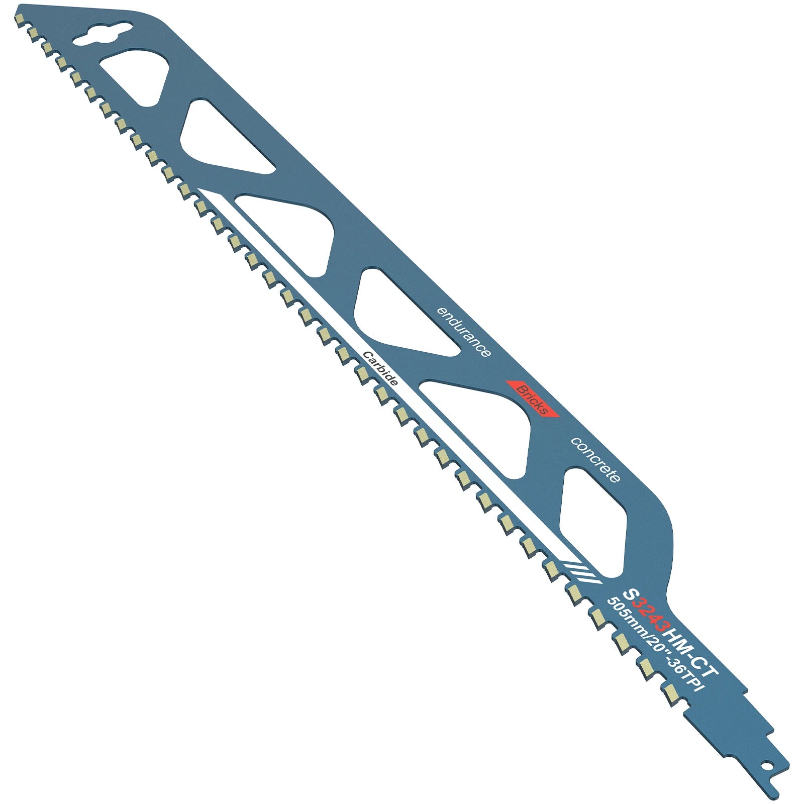 Reciprocating Saw Blade 10/12/18/20in Universal Recip Sabre Saw Blade Masonry Cutting Blade