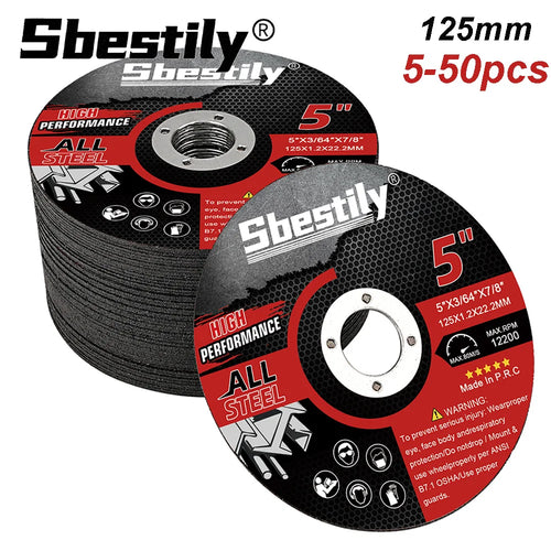 5-50pcs 125mm 5"Metal Cutting Disc Angle Grinder Accessories for Aluminum Iron Steel