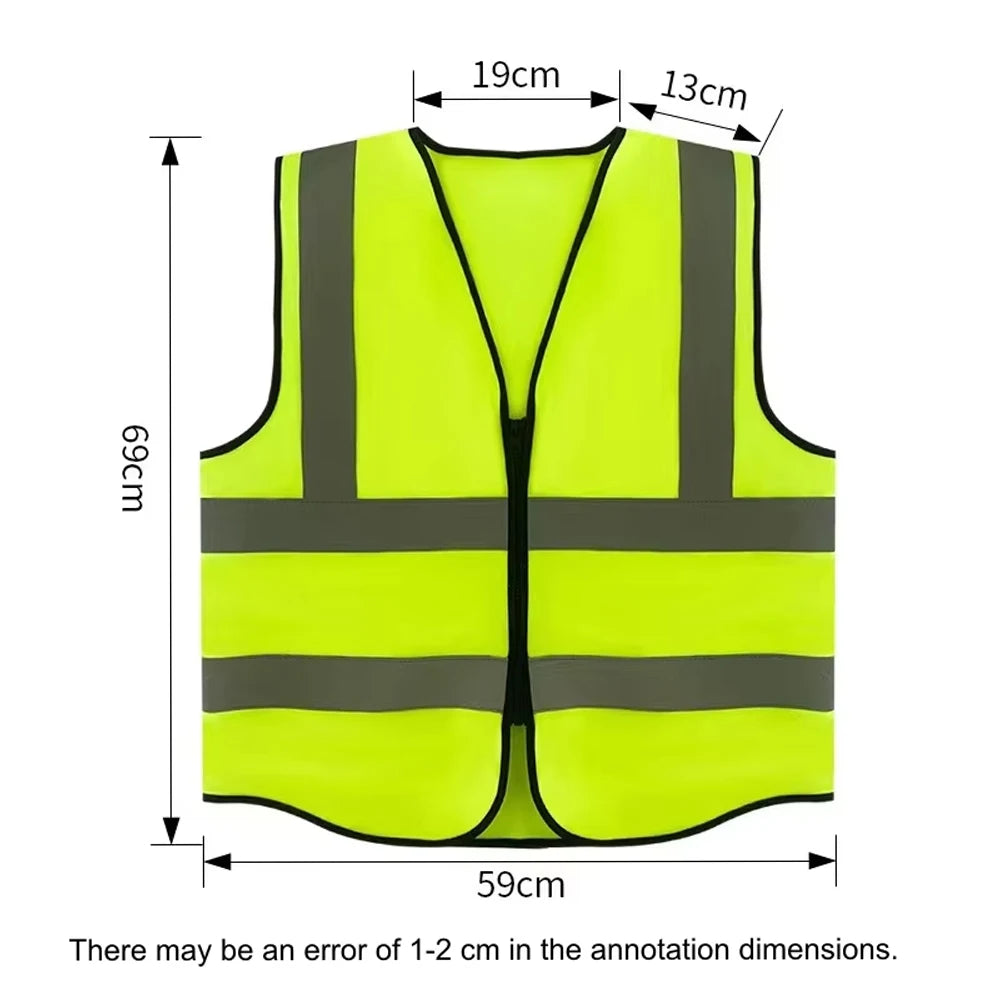 Safety Vest Custom Logo Construction