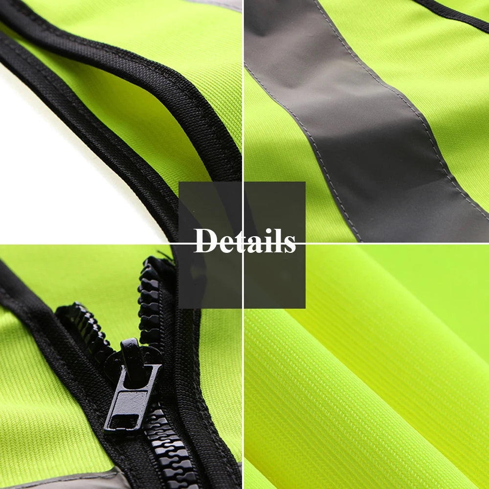 Safety Vest Custom Logo Construction