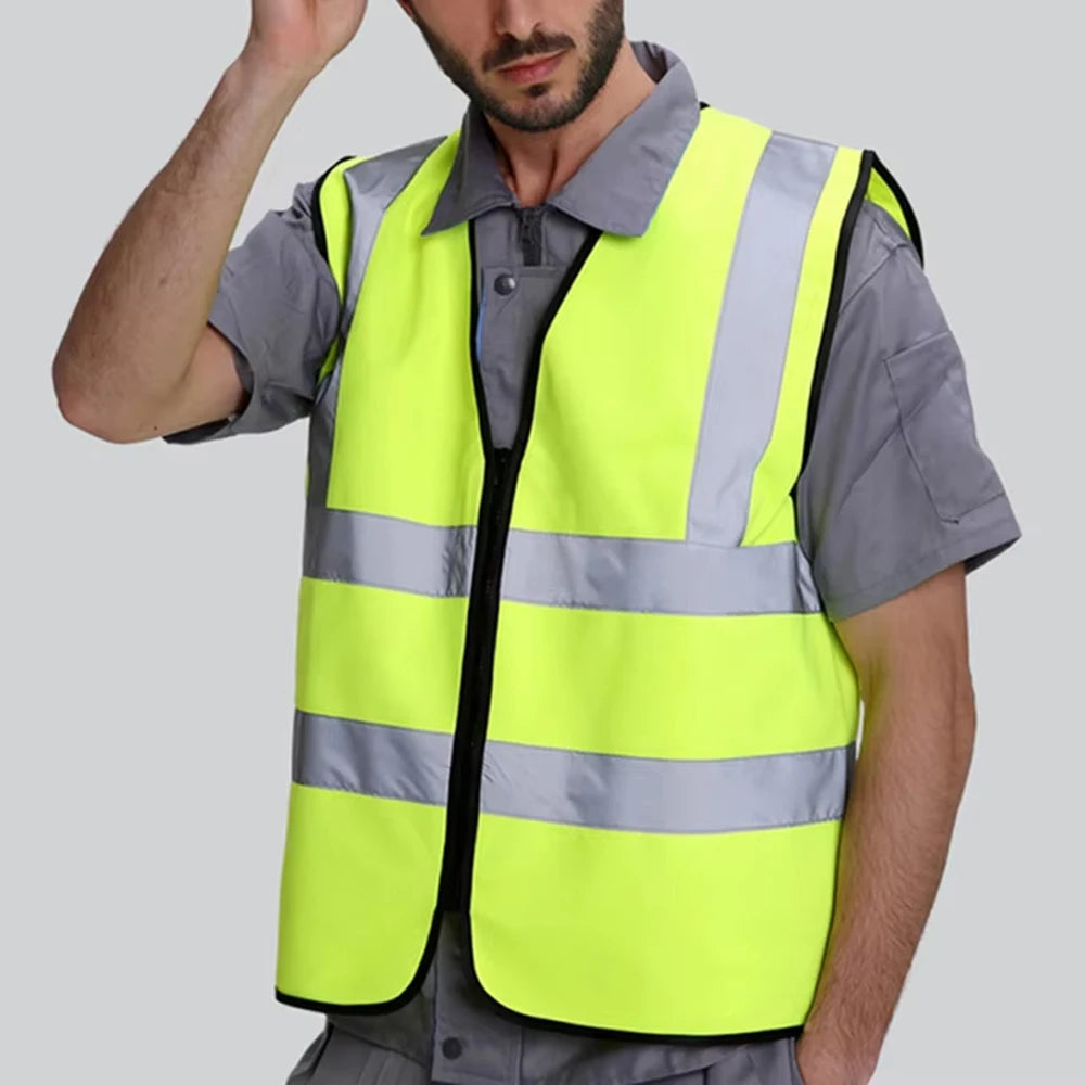 Safety Vest Custom Logo Construction