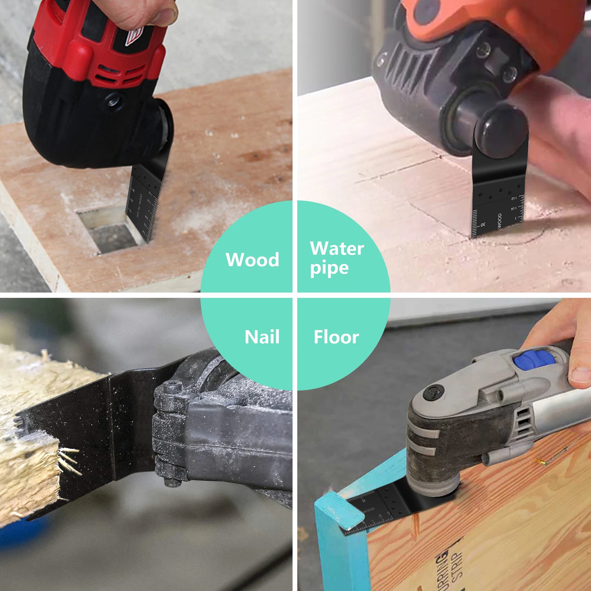 Multi Tool Blades Oscillating Saw Blade Multi-Function Saw Saw Blade Renovator Multi Cutter Blade For Wood Metal Plastic Cutting
